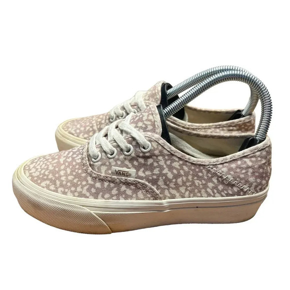Vans Eco Theory Authentic SF Pink Animal Print Lace-Up Low Top Shoe- Women's 5.5 - Picture 8 of 12